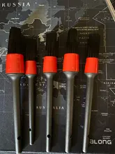 5 uds detallado de coches cepillo de limpieza automática de la limpieza del coche detallando conjunto tablero de salida de aire cepillo limpio herramientas de lavado