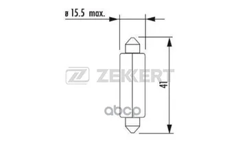 

Lamp c18w 12v 18 W S8 5 zekkert art. LP-1120