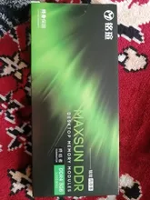 MAXSUN RGB Lighting RAM ddr4 8GB 3200MHz Interface 288Pin Memory Voltage 1.2V Lifetime