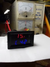 Voltmeter Led-Amp Digital High-Quality 100v 10a Blue DC Red Dual