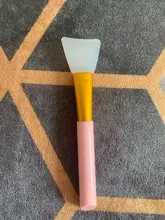 Cepillo de máscara Facial de silicona suave para mujer, 3 colores para base, mascarilla de barro, mezcla de brochas de maquillaje, herramienta para el cuidado de la piel