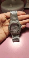 Reloj de moda con diamantes de acero para hombre, cronógrafo de Hip Hop, de lujo, dorado, masculino, 2021