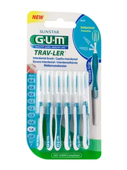 

Gum brush interdental travel 1614 the ideal complement of brushing