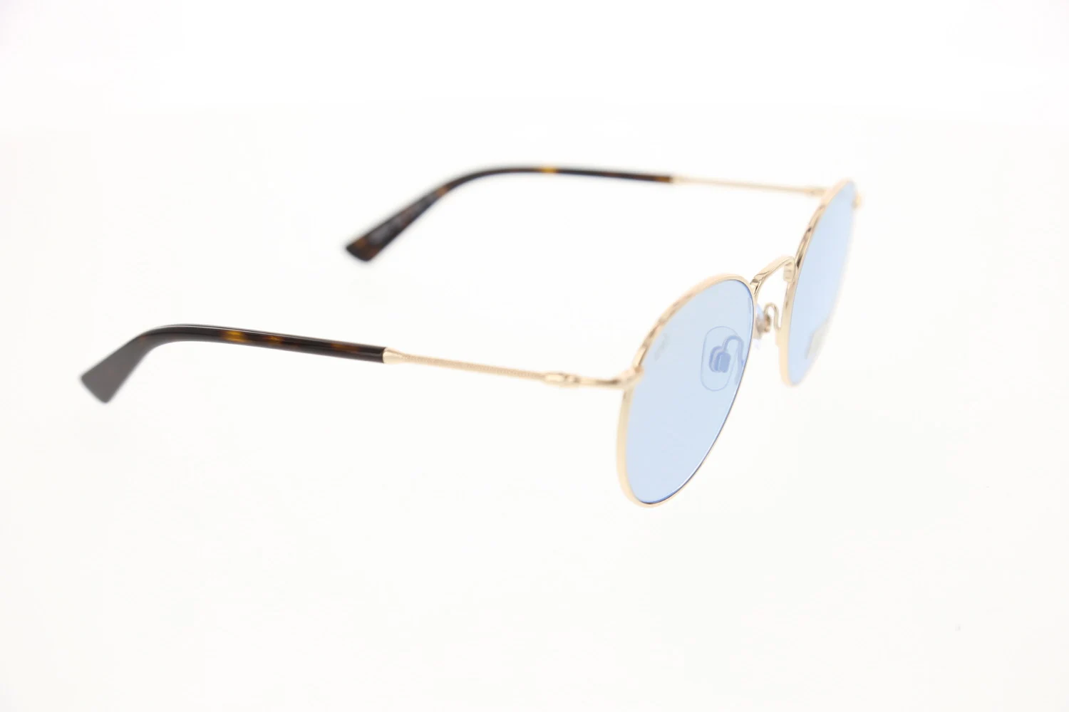

Unisex sunglasses w 0234 28x metal gold crystal oval aval 51-20-140 web