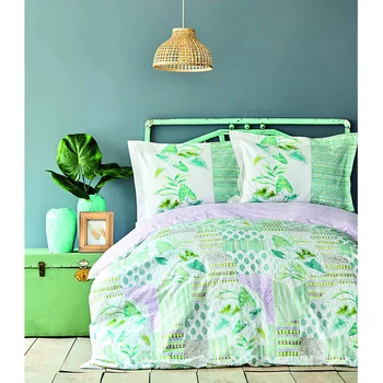 

Karaca Home Mihver Cotton Double Duvet Cover Set.Bedding, cover, pillowcase, bed, map, para, parure, cotton, machine, fabric