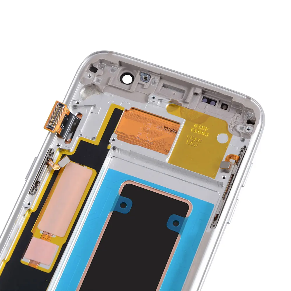 Ori для samsung Galaxy S7 Edge G935F G935A V Супер AMOLED дисплей с кодирующий преобразователь сенсорного экрана в сборе запасные части