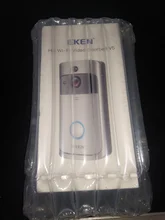 EKEN-Timbre de puerta inteligente con Wifi, cámara de seguridad modelo V5 con intercomunicador y timbre para puerta IP inteligente de visión nocturna con conexión Wifi inalámbrica, perfecta para el hogar