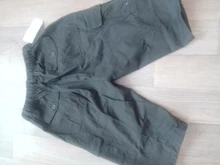 Pantalones cortos de algodón para hombre, pantalón informal, largo, con múltiples bolsillos, Capri militar, de verano