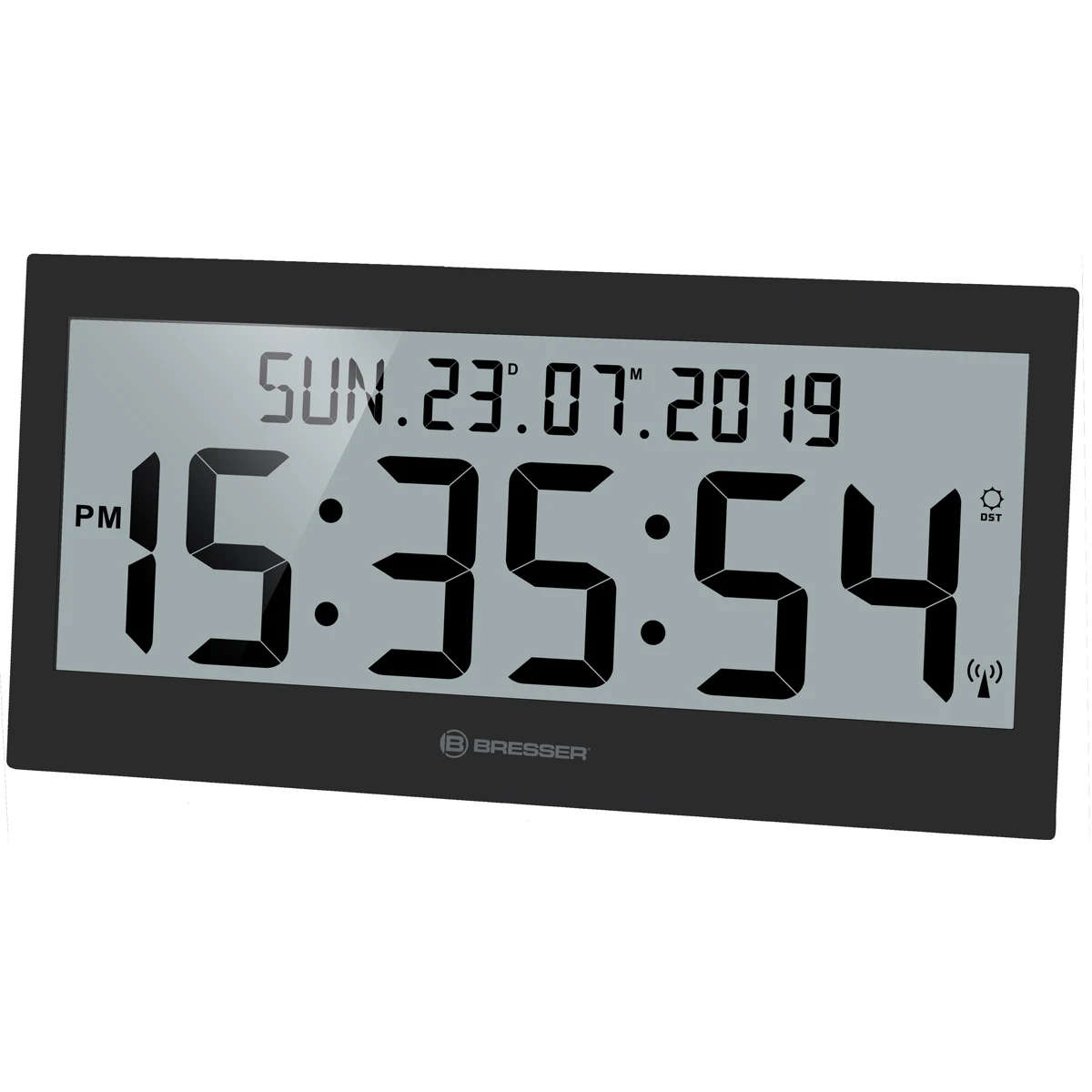 Lcd Wall Clock Jumbo Bresserblack Thermometer Hygrometer AliExpress