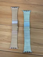 Banda de Apple Watch Serie 6/5/4/3/2/1 pulsera deporte 42 mm 38 mm 44mm correa para Apple iwatch reloj de la banda de metal lazo