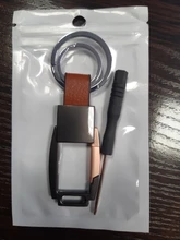 QOONG-Llavero de cuero genuino para hombre, de aleación de alta calidad, bolso colgante, elegante, de negocios, coche, llavero con anilla, soporte, joyería Y58, 2021