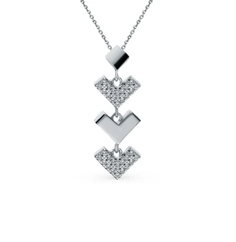 

Silver Pendant with cubic zirconia sunlight sample 925