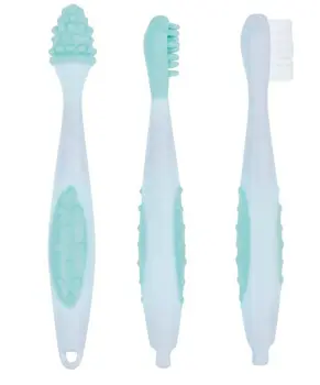 

Set of 3 baby toothbrushes Bebe Confort 3 - 36 months with a handbag for storage