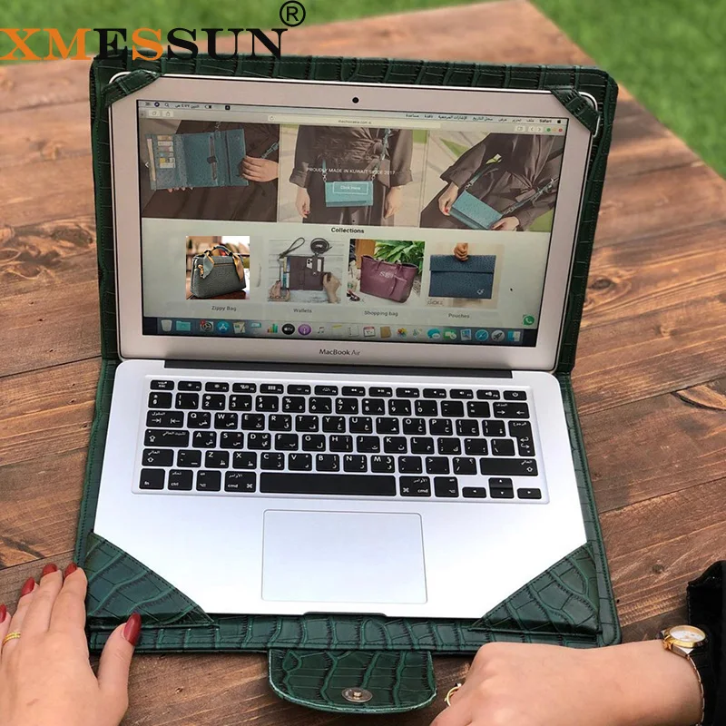 Чехол для ноутбука XMESSUN с узором под кожу крокодила чехол 13 3 дюйма Macbook Air Pro Retina Ins |