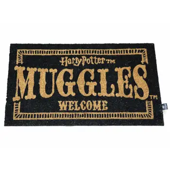 

Doormat Muggles Welcome Harry Potter