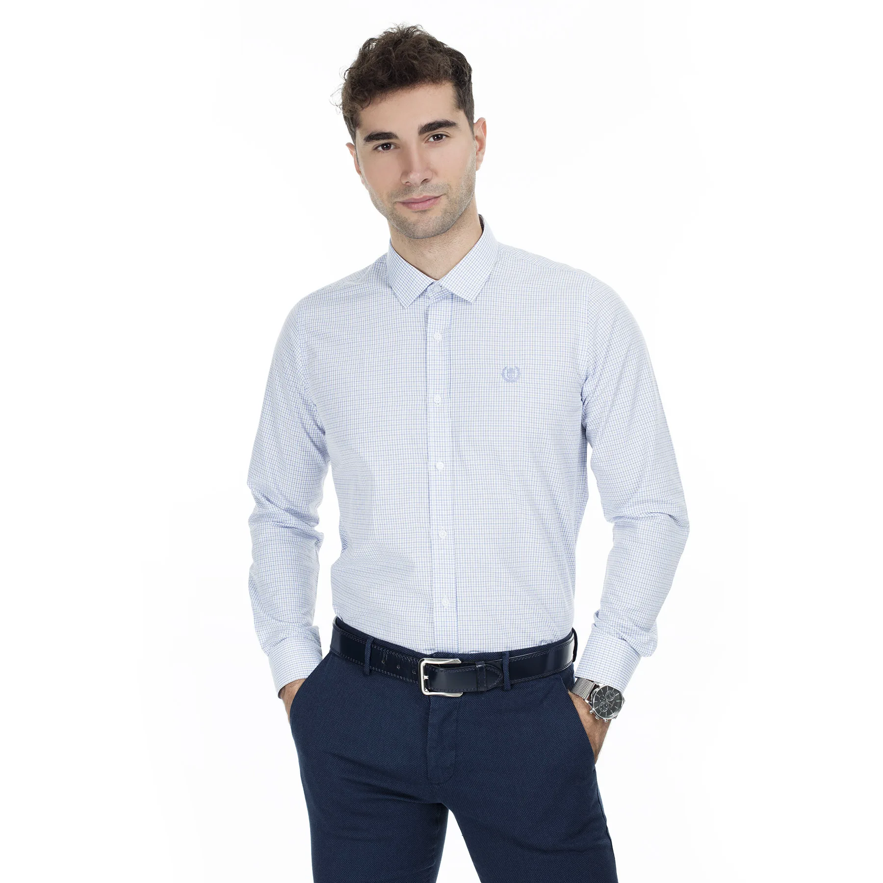 Сабри изготовленный на заказ Slim Fit рубашка с длинными рукавами, мужская рубашка с длинными рукавами 5431645