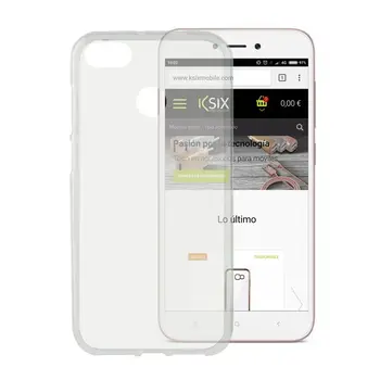 

Mobile cover Xiaomi Note 5a KSIX Flex TPU Transparent