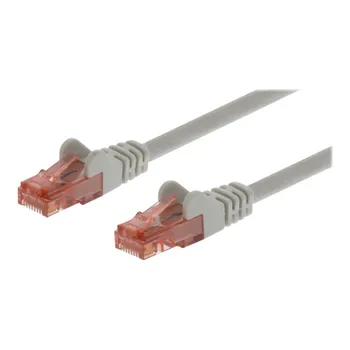 

By Nedis-network Cord-RJ-45 (M) to RJ-45 (M) - 5 m - UTP - CAT 6-beaded, round, without hooks-Gray