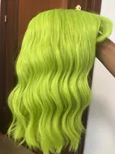 MSIWIGS-Peluca de pelo corto ondulado para mujer, pelo sintético Bob, púrpura, rojo, verde, marrón, azul y negro con explosión para niña