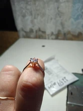 Anillos para mujer para siempre estilo clásico Simple seis garras Zirconia cúbica 3 colores boda aniversario regalo joyería de moda KCR033