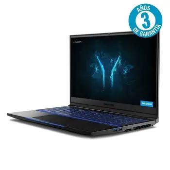 

Portátil medion erazer x6807 md61385 - i5-8300h 2.3ghz - 16gb - 256gb ssd - geforce gtx 1060 6gb - 15.6'/39.6cm fhd - no odd -