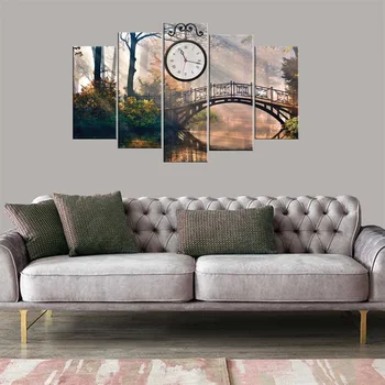 

Bridge Scenic 5 Parts Mdf Clock Table