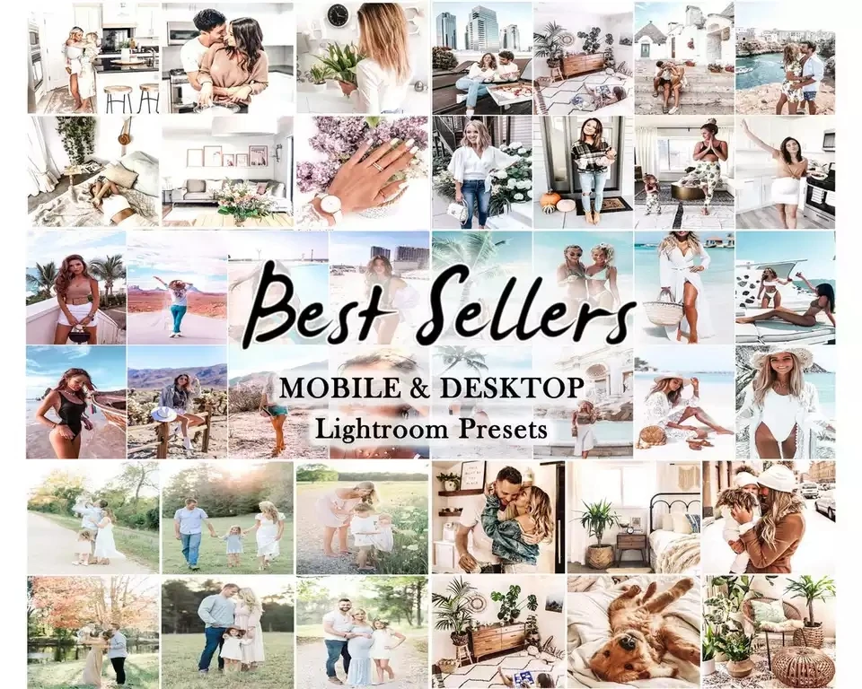 Juego de Presets de sala de luz para el móvil, set de accesorios para el cuarto de luz, con filtro de instagram, 72 Presets
