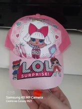 Lol surprise-gorra de béisbol con patrón de dibujos animados para niños, conjunto de máscara, capa, decoración para fiesta, juguete para regalo