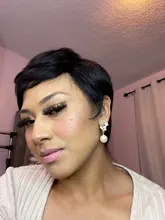 Tinashe belleza Bob corto peluca con flequillo corte Pixie brasileño pelucas de cabello humano Remy máquina barato rojo marrón pelucas para mujeres