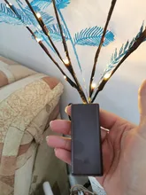 Guirnalda de luces con forma de rama de árbol para el hogar, adornos navideños para el hogar, decoraciones para árboles de Navidad, decoraciones de Año Nuevo, 20 unidades