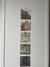 Ins Retro nostálgico de Story Beauty, juego de 5 hojas, Adhesivo de pared de fondo, tarjetas decorativas, accesorios para fotos