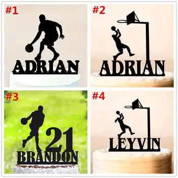 

Custom Name Basketball Cake Topper Sport Cake Topper Birthday Personalized Cake Topper Boy / Girl Basketball Birthday Gift Party