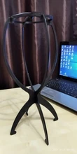 Alileader-soporte para pelucas de plástico para cabeza de maniquí peluca plegable soporte para pelucas