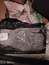 GMG-guantes de seguridad anticortes, gran oferta, color gris y negro, HPPE EN388 ANSI, Nivel 5