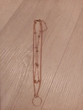 SUMENG-gargantilla moderna de dos capas para mujer, collar redondo, gargantilla de Color dorado, joyería para mujer 2021