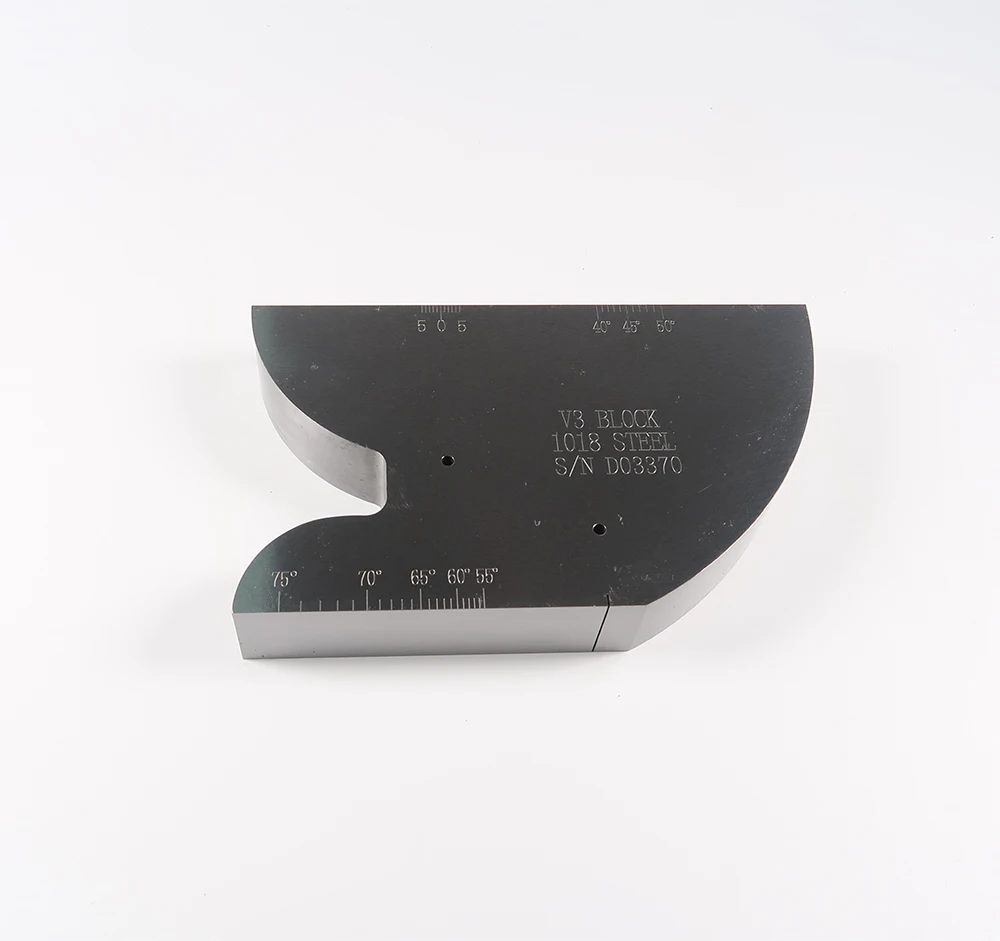 V3 No3 type Ultrasonic calibration 1018 steel test block