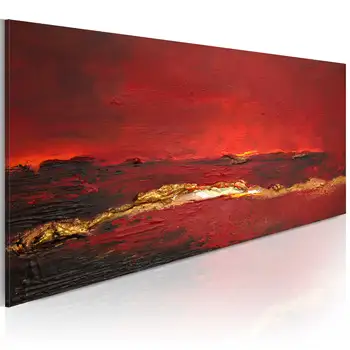 

Painting picture-Ocean red-100x40 cm
