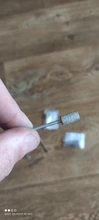 DRELD 8 unids/set de diamante de corte de cabeza puntas montados poco 2,35mm vástago de piedra de Jade tallado pulido para Dremel herramienta rotativa