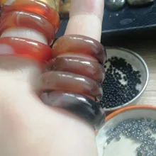 Lote de 20 unidades de anillos de piedra Natural Vintage para mujer, 5-6MM, abalorio de piedra con joyas anillos, Unisex, venta al por mayor