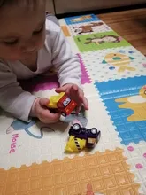 6 uds juguete de modelo de coche atrás coche vehículo móvil camión de bomberos modelo Taxi chico Mini juguetes regalo Diecasts juguete para los niños