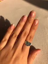 Anillos de Metal de Color plateado para mujer y hombre, joyería de fiesta de Metal Punk, cara llorando, corazón negro abierto redondo diseño de anillos