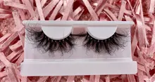 BossGirl-pestañas de visón esponjoso, 25mm, pestañas tupidas de visón, pestañas a granel, visón superancho, reutilizable, hermoso maquillaje