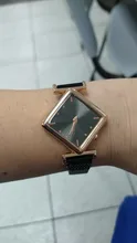 Relojes de pulsera de lujo para mujer, pulsera de cuarzo con correa de esfera cuadrada magnética púrpura Simple