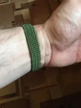 Correa de nailon trenzado para xiaomi Mi band 5, pulsera de nailon trenzado para xiaomi Mi band 6, 4 y 3