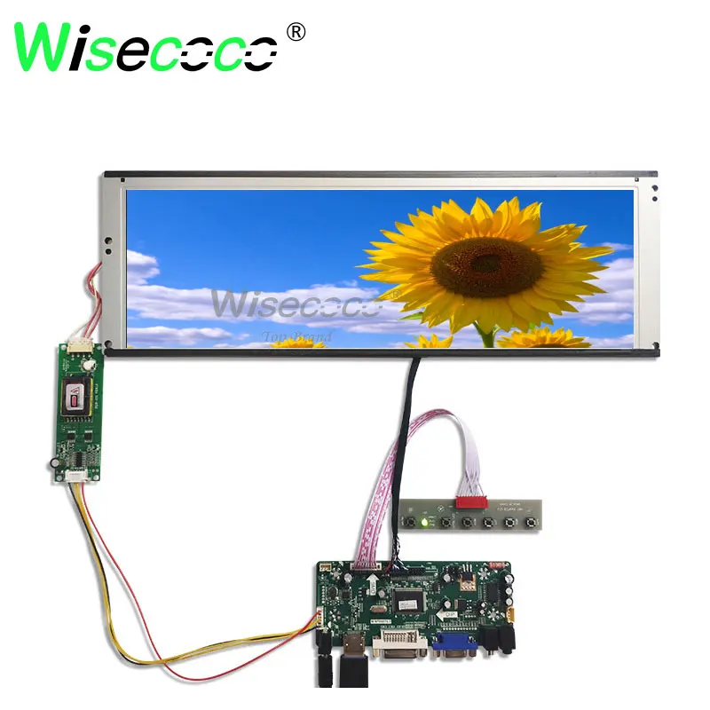 Для промышленного растягивающегося дисплея 14 9 дюйма 1280x390 20 дюймовый ЖК дисплей с