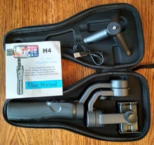 Cardán H4 de 3 ejes con carga USB, soporte Universal de grabación de vídeo, dirección ajustable, cardán de mano, estabilizador de teléfono inteligente Vlog