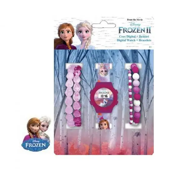 FROZEN 2 SET DIGITAL Watch + 4 bracelets 3aurtidos model