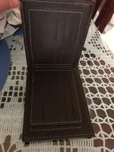 Billetera de cuero de negocios para Hombre, Billetera de marca de lujo, monedero delgado para Hombre, Billetera delgada para tarjetas de crédito, Portafoglio