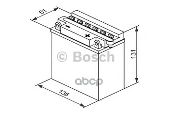 

AKB M4 F19 12v 6AH 40A 136x61x131 Bosch art. 0092m4f190
