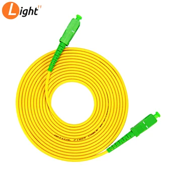 

10PCS 1/2/3/5/10M SC APC-SC APC SM Simplex SX 3.0mm 9/125um SC/APC Fiber Optic Patch Cord